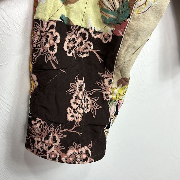 Casual Studio Vintage Patchwork Floral Print Button Up Jacket Size M - Picture 3 of 8